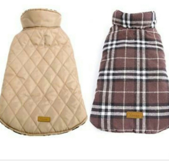 Kuoser Other - NWT Kuoser Reversible Plaid Dog Coat